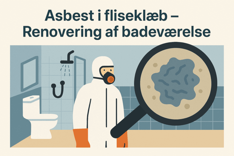 Asbest i fliseklæb - Renovering af badeværelse