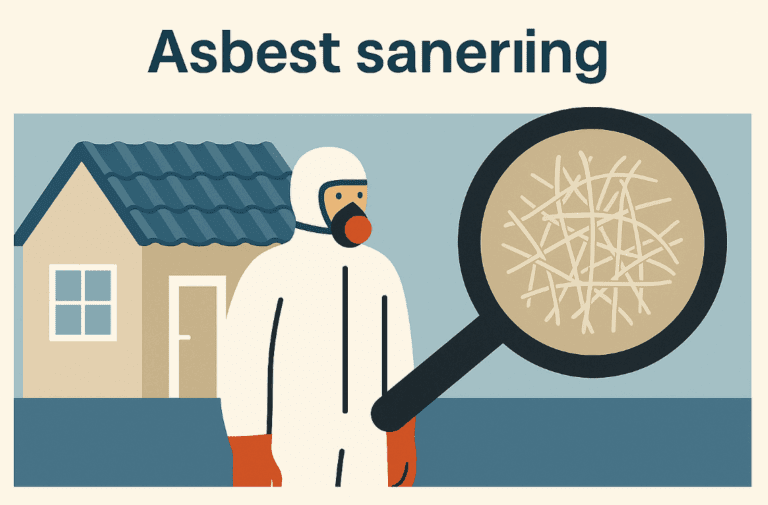 Asbest sanering – Pris, regler og fjernelse i 2025