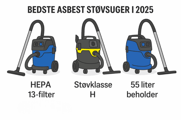 Bedste asbest støvsuger i 2025