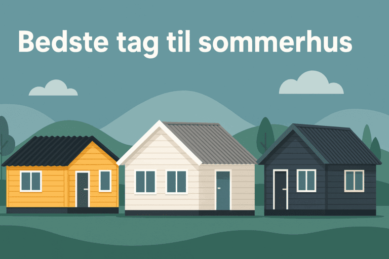 Bedste tag til sommerhus - Nyt tag på sommerhus
