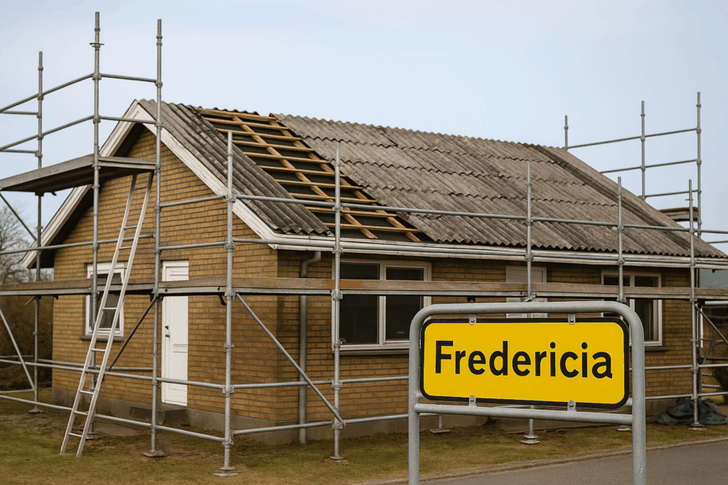 Nyt tag i Fredericia – Få tilbud på asbest tagrenovering
