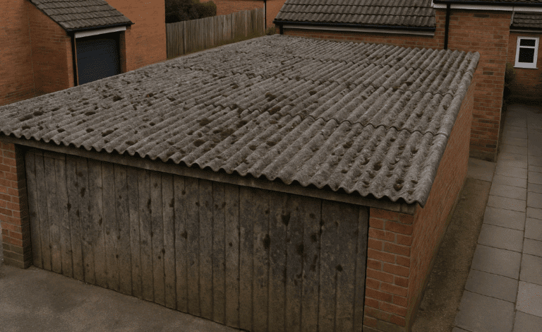 asbest i carporte og skure - asbesttag på garage eller skur