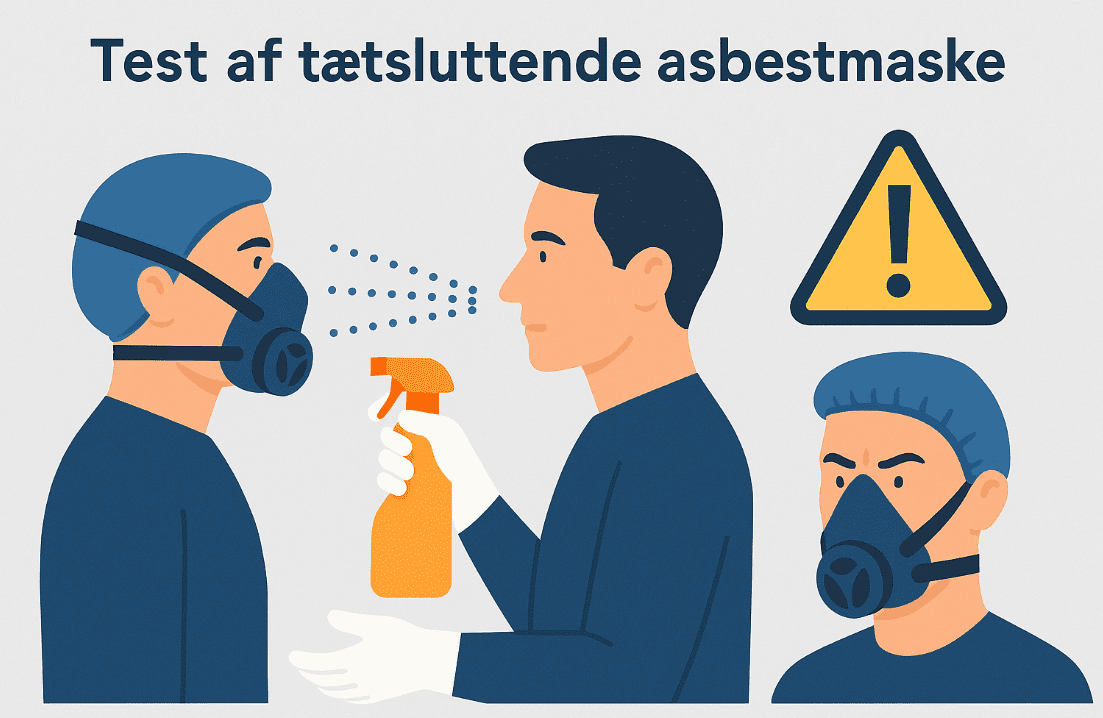 test af asbest maske