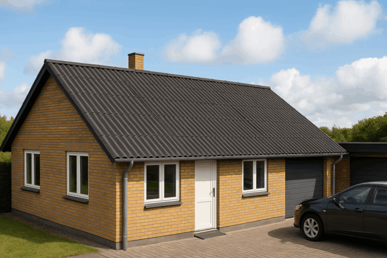 Eternittag B7 og bølgeeternit tag