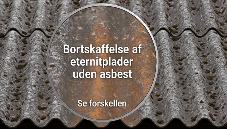Bortskaffelse af eternitplader uden asbest