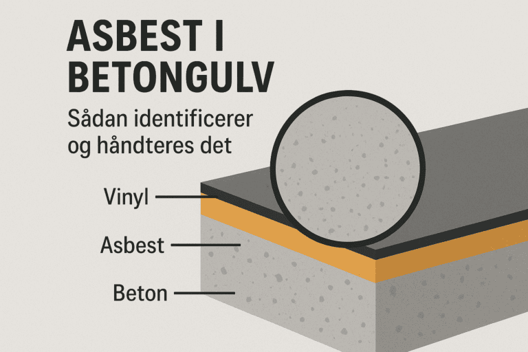 asbest i betongulv - kan der være asbest i gulv?