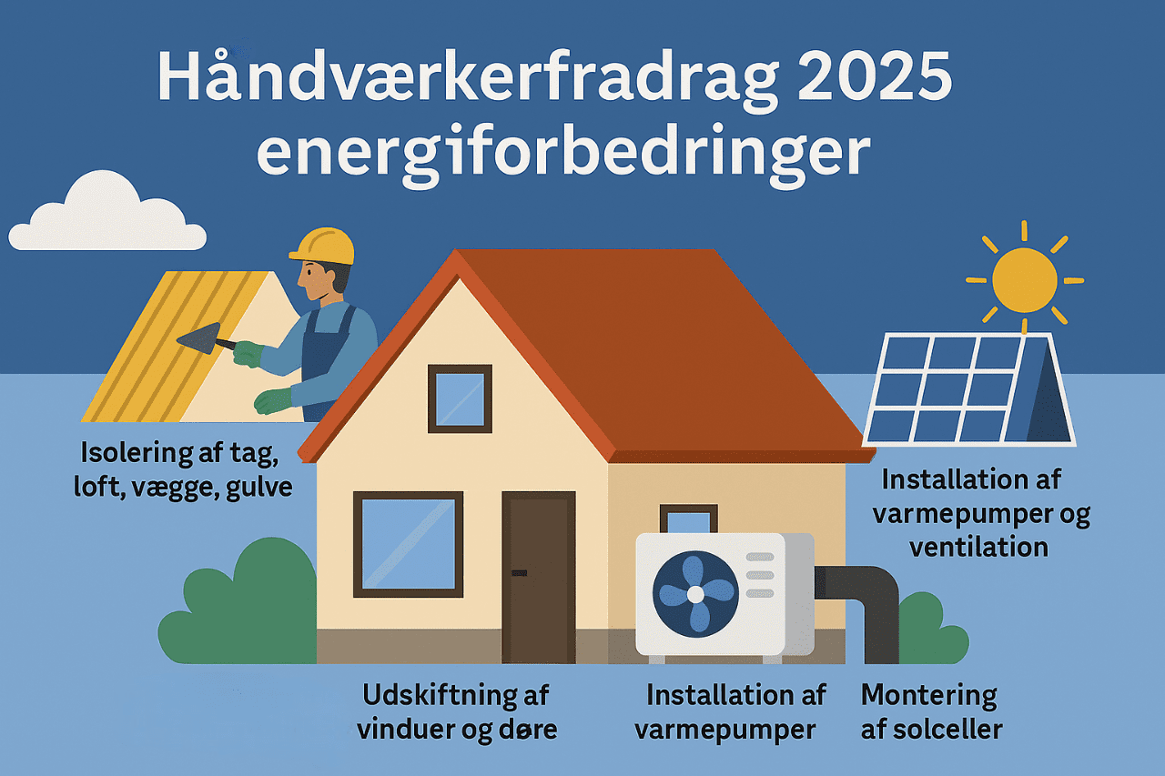 Hvad er håndværkerfradrag - Håndværkerfradrag 2025 energiforbedringer til huset
