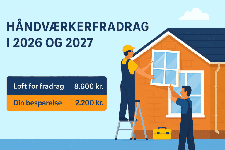 Håndværkerfradrag 2026 og i 2027