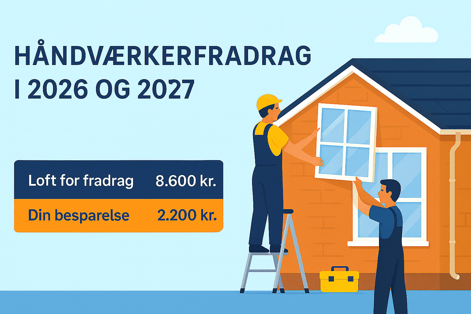 Håndværkerfradrag 2026 og i 2027