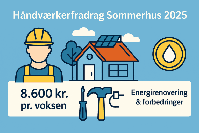 Håndværkerfradrag sommerhus 2025 - 2026 og Håndværkerfradrag 2025 sommerhus