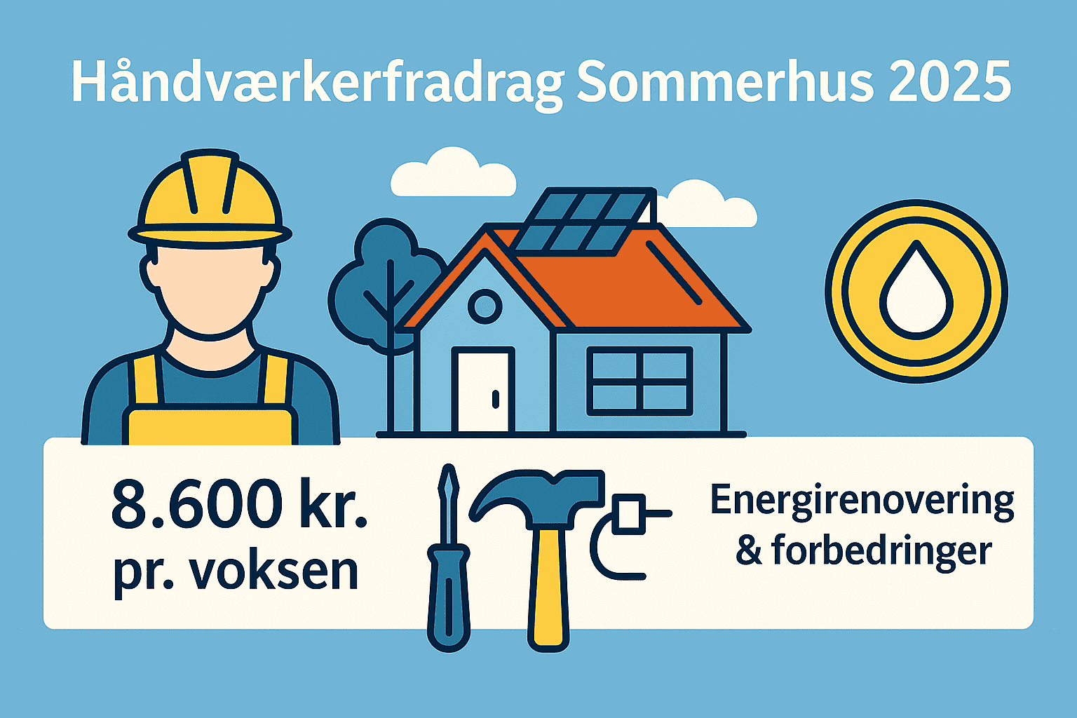 Håndværkerfradrag sommerhus 2025 - 2026 og Håndværkerfradrag 2025 sommerhus