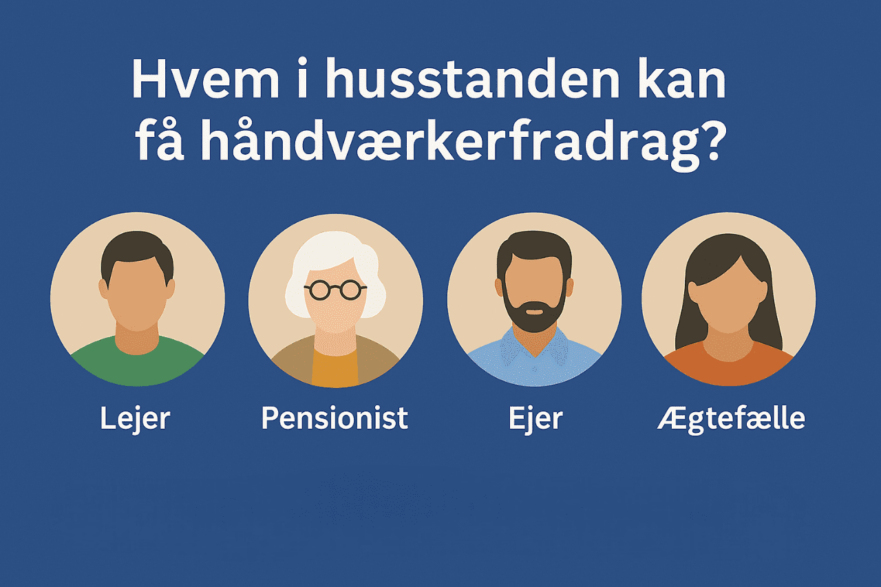 Hvem i husstanden kan få håndværkerfradrag