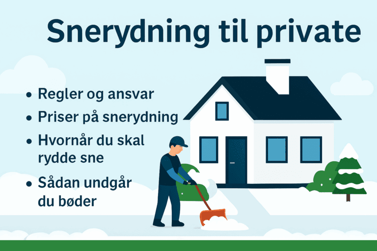Snerydning til private