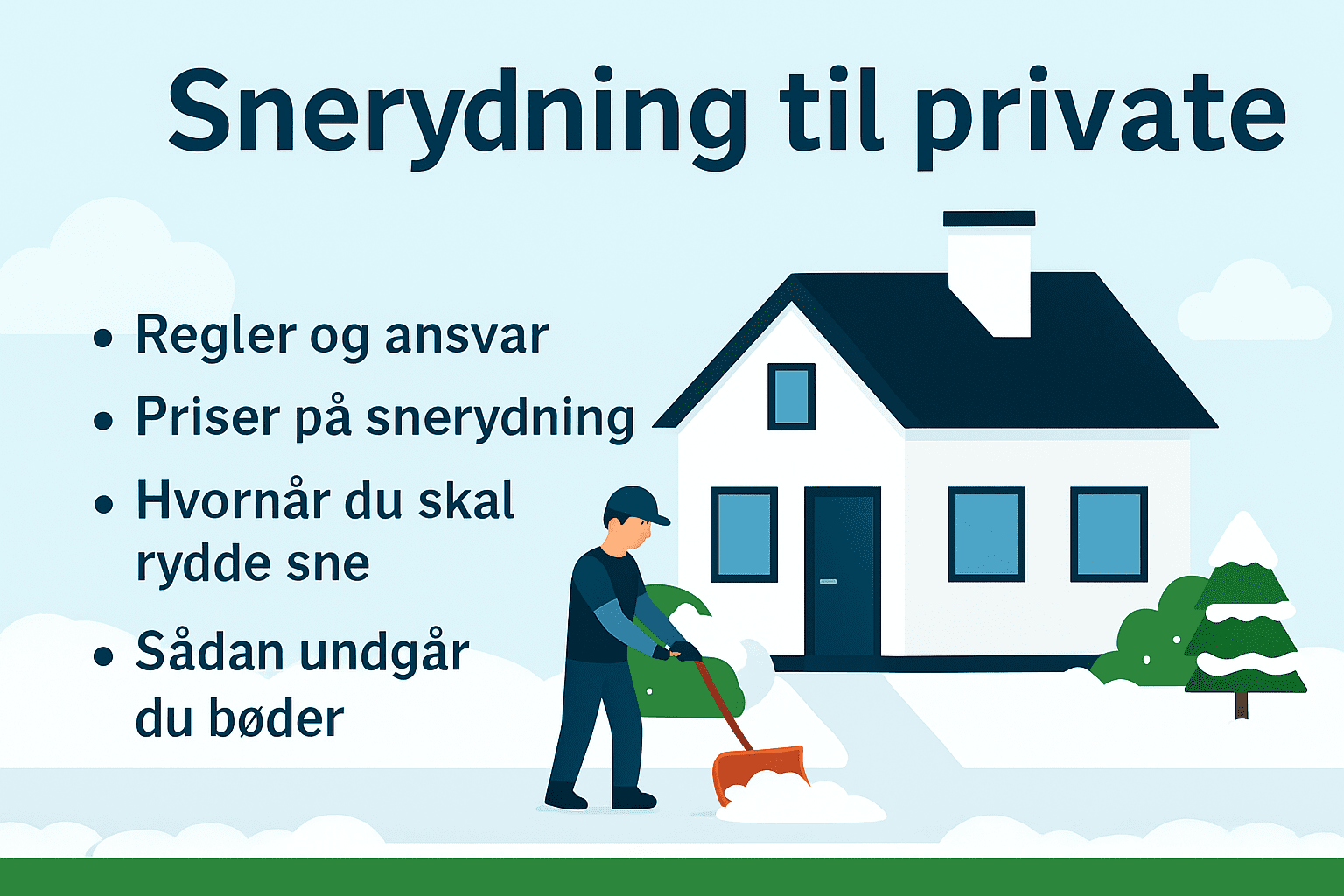 Snerydning til private